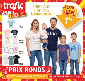 Trafic couverture de brochure