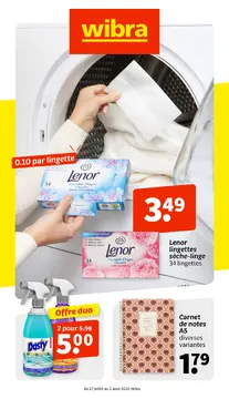 Wibra couverture de brochure