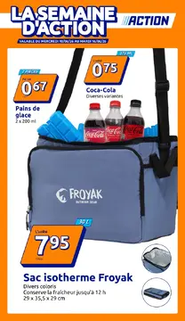 Action couverture de brochure