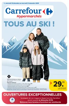 Carrefour couverture de brochure