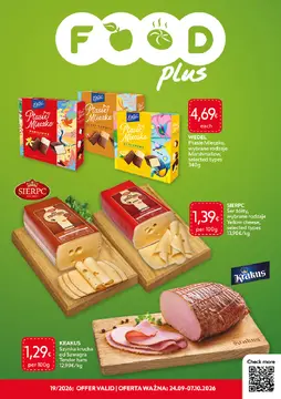 Food Plus folder voorblad