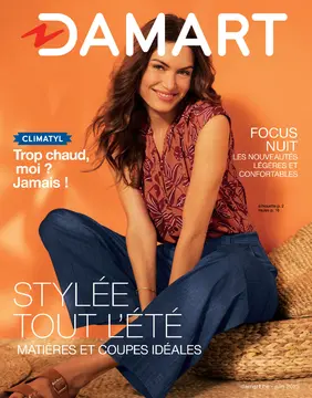 Damart couverture de brochure