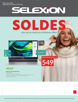 Selexion couverture de brochure