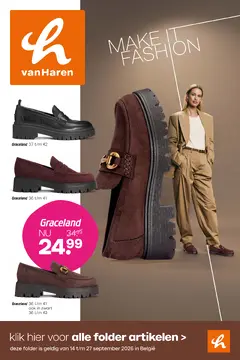 vanHaren Schoenen folder voorblad