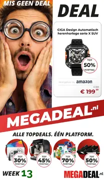 MegaDeal folder voorblad