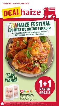 Delhaize couverture de brochure