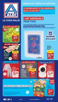 ALDI couverture de brochure