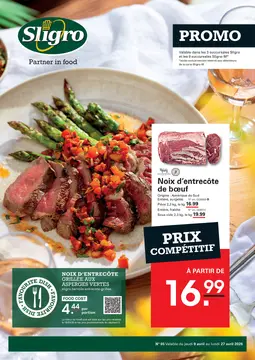 Sligro couverture de brochure