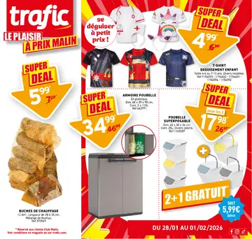 Trafic couverture de brochure