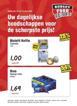 Budget Food folder voorblad