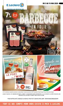 E.Leclerc couverture de brochure
