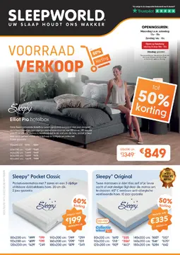 Sleepworld folder voorblad