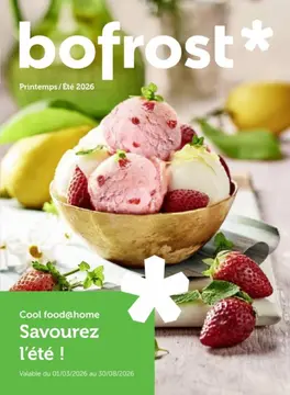 Bofrost couverture de brochure