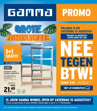 GAMMA folder voorblad