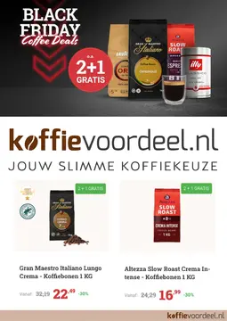 Koffievoordeel.nl folder voorblad