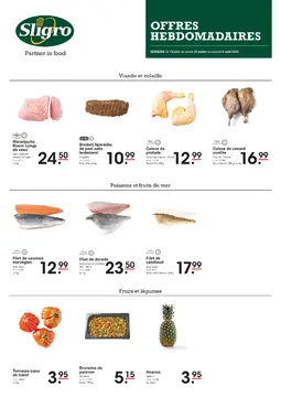 Sligro couverture de brochure