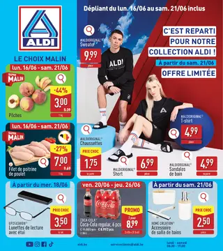 ALDI couverture de brochure