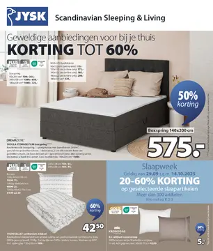 JYSK folder voorblad