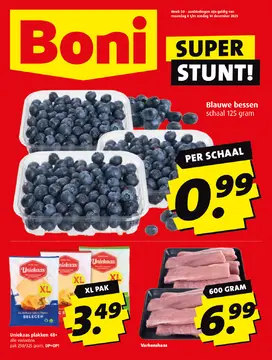 Boni folder voorblad