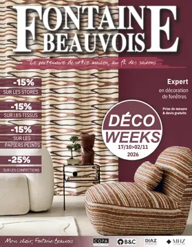 Fontaine Beauvois couverture de brochure