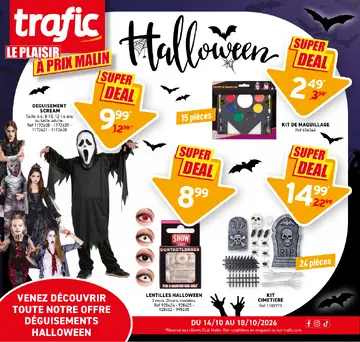 Trafic couverture de brochure