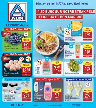 ALDI couverture de brochure