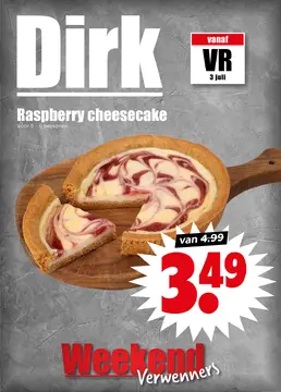 Dirk Weekendverwenners folder voorblad