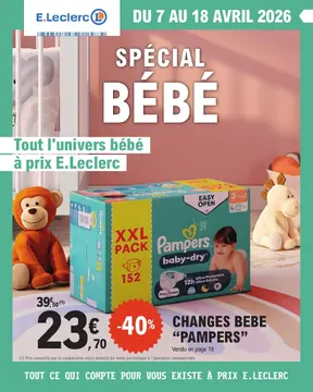 E.Leclerc couverture de brochure
