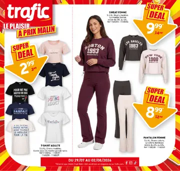 Trafic couverture de brochure