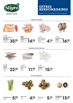 Sligro-M couverture de brochure