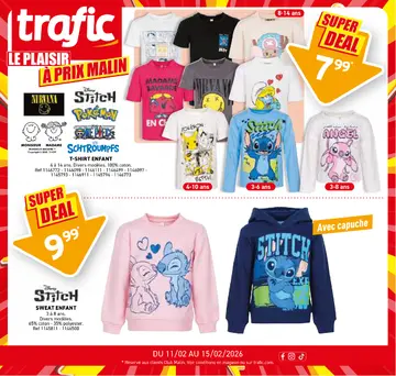 Trafic couverture de brochure