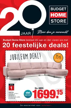 Budget Home Store folder voorblad