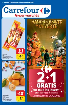 Carrefour couverture de brochure