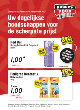 Budget Food folder voorblad