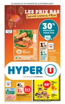 Hyper U couverture de brochure