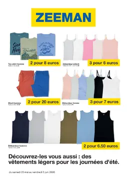 Zeeman couverture de brochure