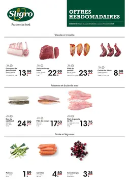 Sligro couverture de brochure