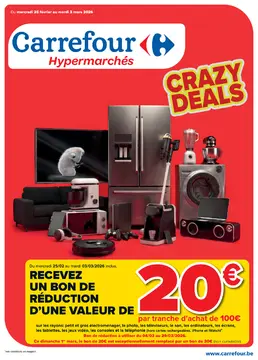 Carrefour couverture de brochure