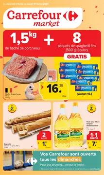 Carrefour Market couverture de brochure