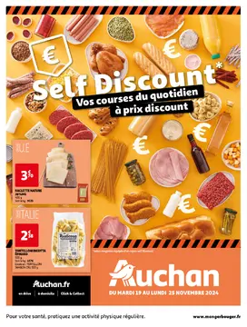 Auchan couverture de brochure