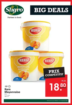 Sligro couverture de brochure