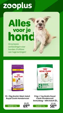 Zooplus folder voorblad