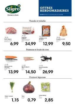 Sligro-M couverture de brochure