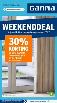 GAMMA folder voorblad