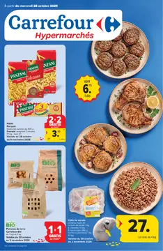Carrefour couverture de brochure