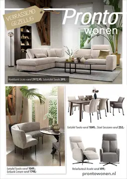 Pronto Wonen folder voorblad