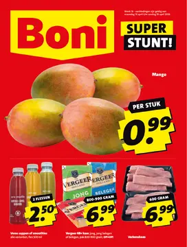 Boni folder voorblad