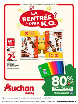 Auchan Roncq folder voorblad