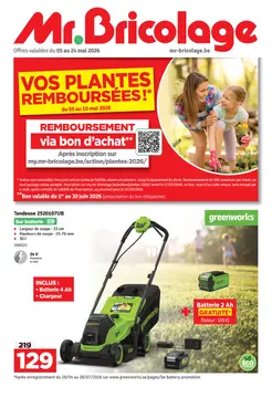 Mr.Bricolage couverture de brochure