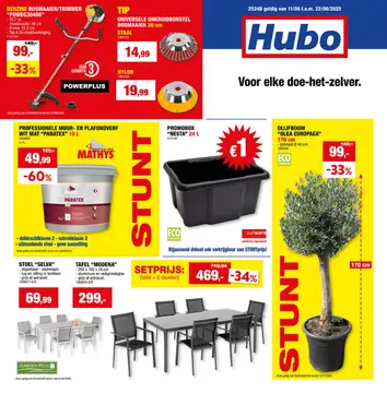 Hubo folder voorblad